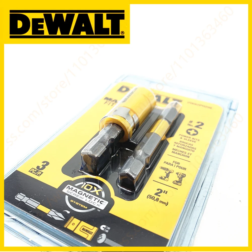 DEWALT muslimax MAXFIT Set di manicotti per punte di alimentazione Phillips Set di punte per Driver a percussione Bit magnetico girevole accessori per utensili Dewalt
