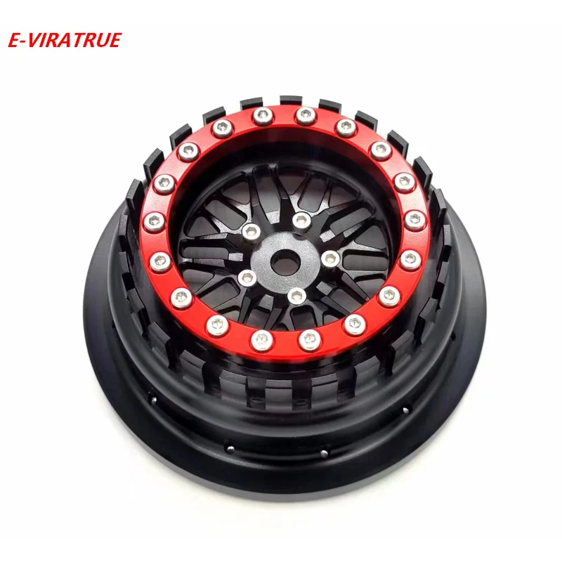 

E-VIRATRUE CNC Aluminum wheel Black For TRAXXAS Unlimited Desert Racer 1/7 (1pcs)