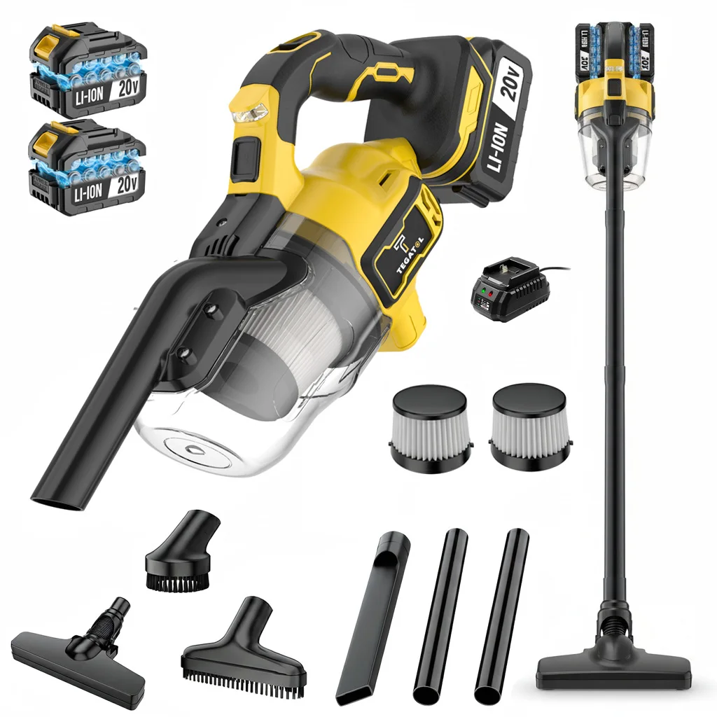 

Ручной пылесос 1600 Па, 30000 об/мин, беспроводной, электрический, 4-в-1, для уборки дома, автомобиля, шерсти животных, с 2 фильтрами