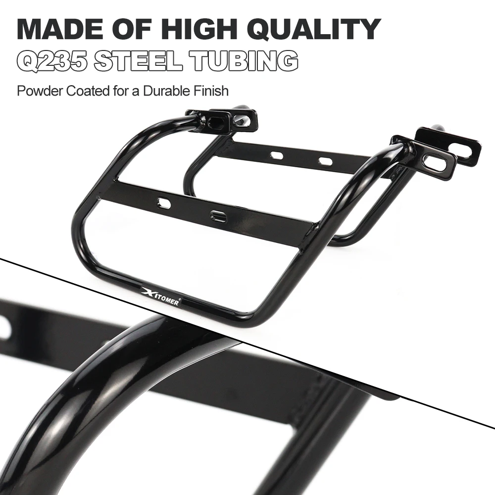 For Harley-Davidson Softail Fat Boy/ 114 2018-2024 Motorcycle Side Luggage Racks Saddlebag Bracket Side Bag Support Mount Holder