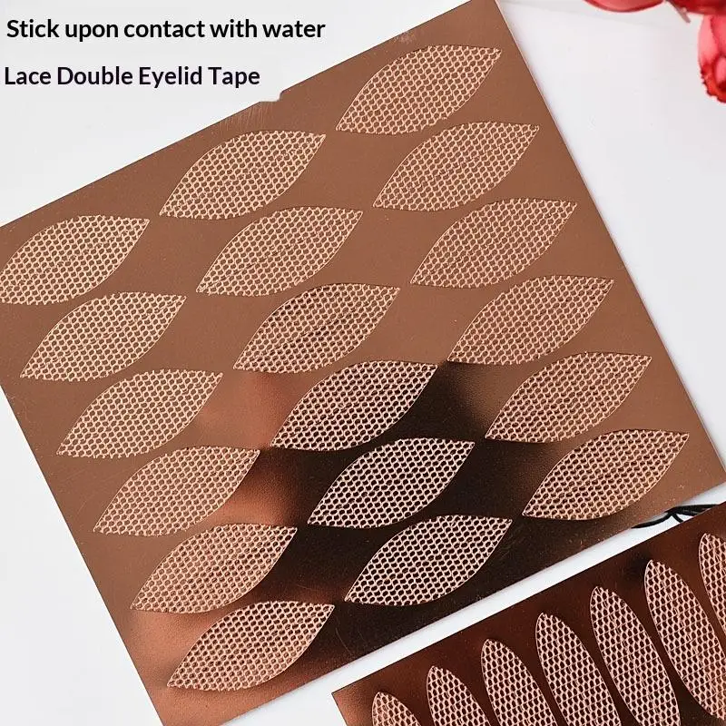 투명 눈꺼풀 리프트 스티커 방수 쌍꺼풀 테이프 처진 눈꺼풀 리프트 레이스 메쉬 눈꺼풀 스티커 섬유 눈꺼풀 테이프