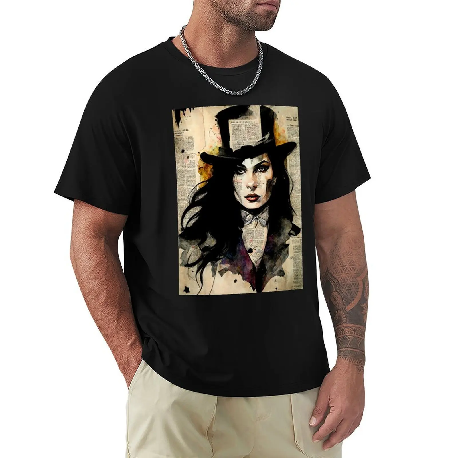 

Illustration for fans of Zatanna Zatara Smallvile T-Shirt quick-drying vintage mens t shirt