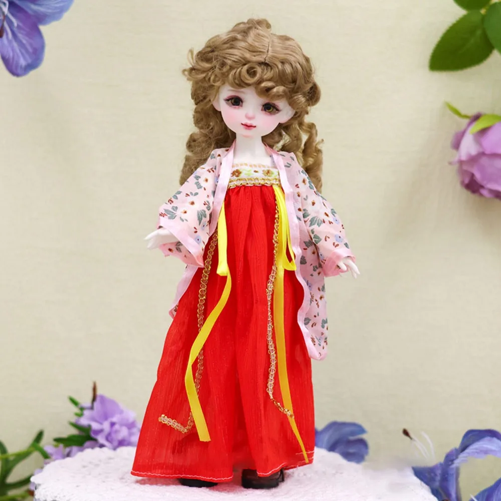 

Casual Pretty 30cm Doll Clothes Handmade DIY 1/6 BJD Doll Clothing Replaceable Doll Dress (No Dolls and Shoes)