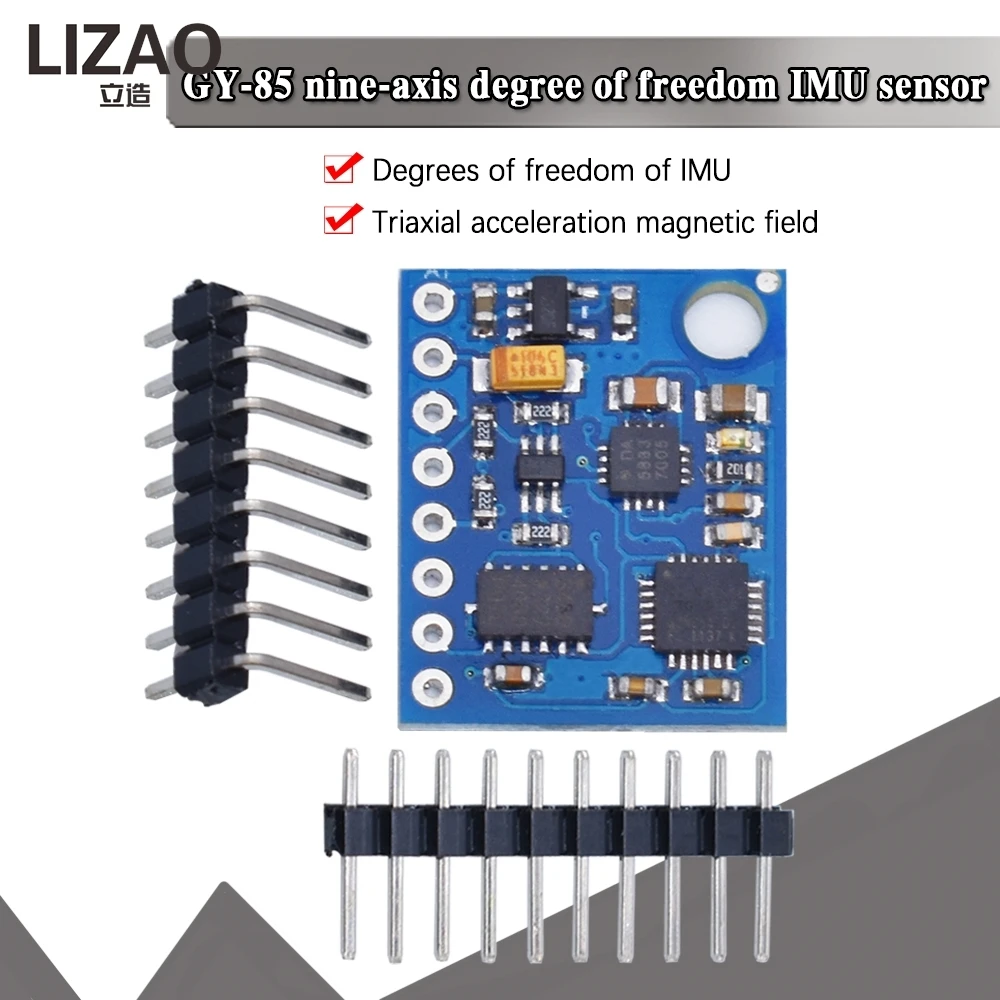 GY-85 BMP085 9 Axis Sensor Module ITG3205+ADXL345+HMC5883L 6DOF 9DOF IMU Attitude Sensor Module Compatible For Arduino DIY