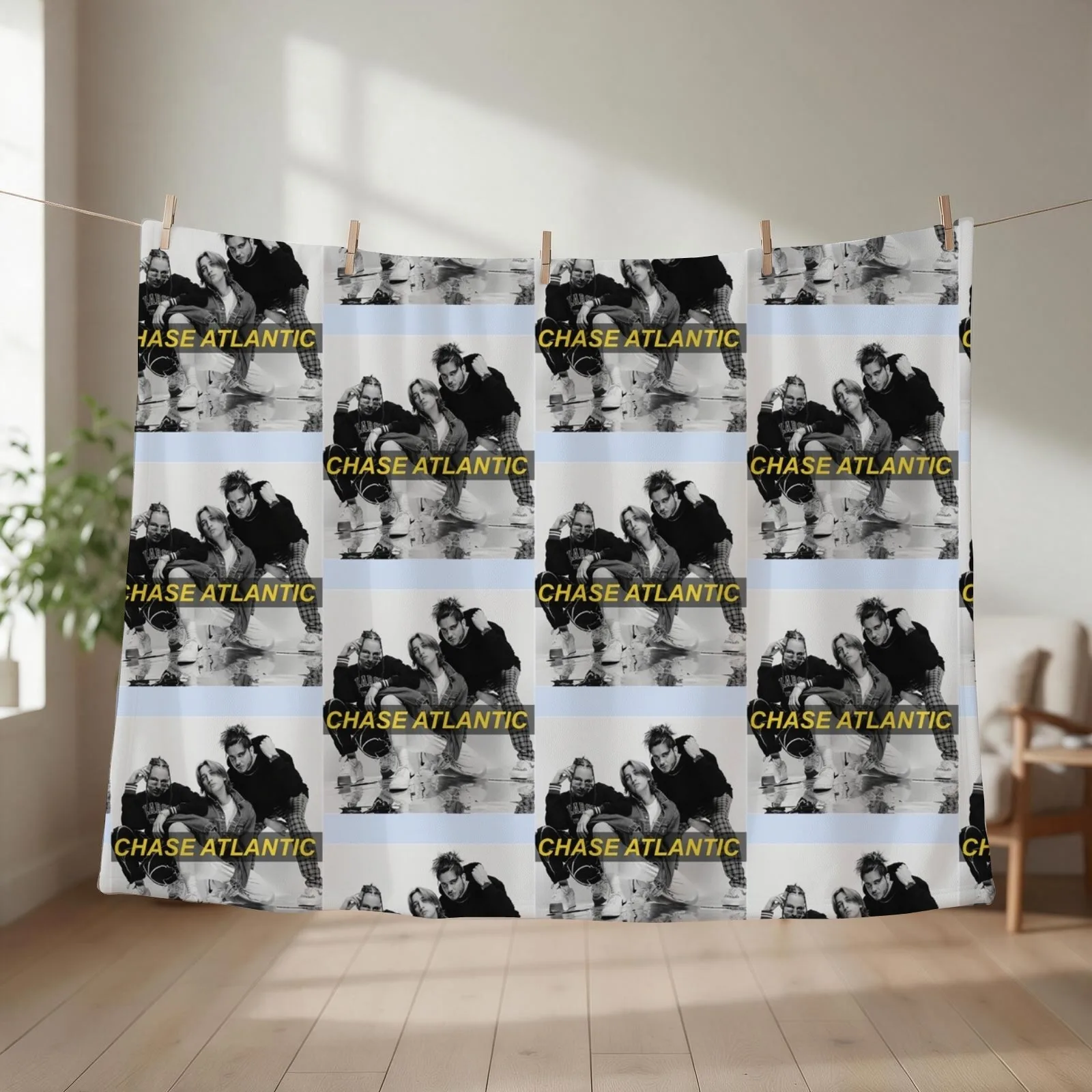 Chase Atlantic Throw Blanket couch cozy soft plush fuzzy picnic outdoor blanket