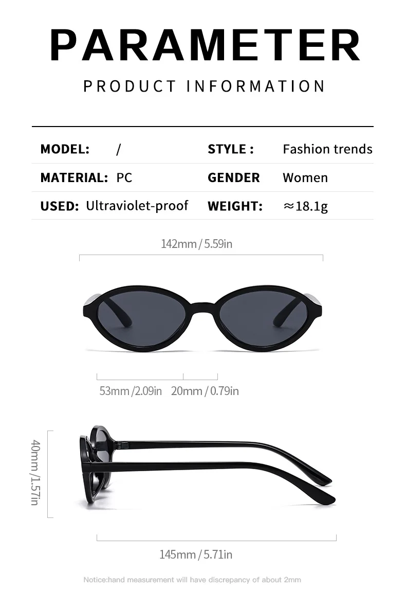 SO&EI Retro Kleine Cat Eye Sonnenbrille Frauen Marke Designer Männer Sonnenbrille UV400 – Detail 7
