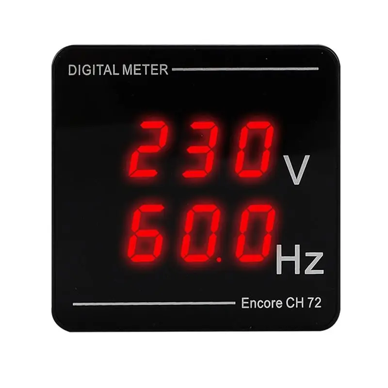 

【ГОРЯЧИЕ ТОВАРЫ】Цифровой вольтметр-частотомер, измеритель напряжения и частоты 50-500В 10.0-99.9Гц с LED-дисплеем