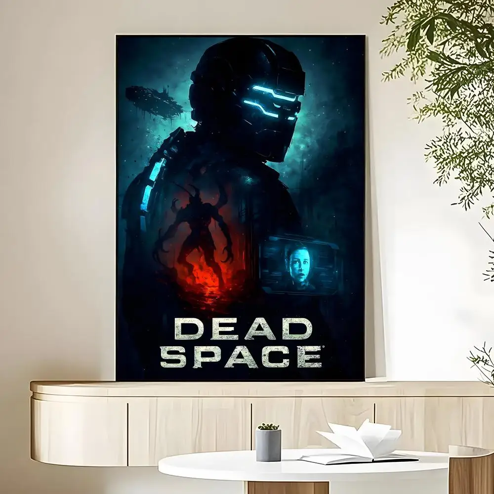 Hot D-Dead Space Game Poster HD Art Sticky Wall Waterproof Home Living Room Bedroom Bar Aesthetic Decoration