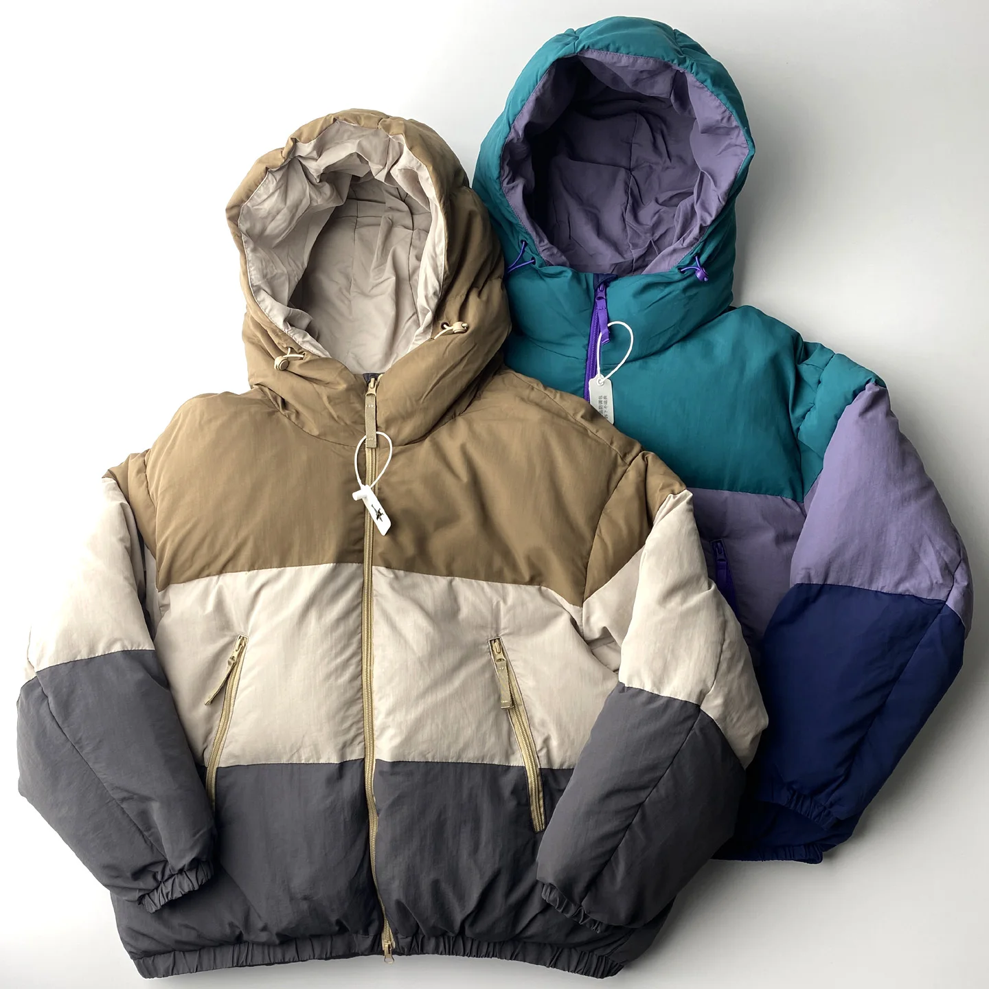 

ex Winter Warm Cotton Jaet Bread Sle Loose Fit Hooded Outerwear Top Youth Casual Thiened Long Sve Zipper Closure