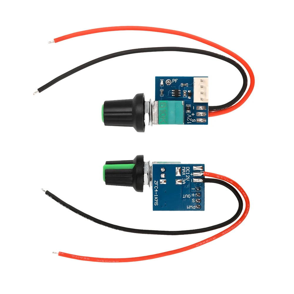 DC5-12V Manual 4-wire PWM fan Speed Controller With Switch Chassis 4-wire fan Speed Control Noise Reduction Can Be Shut Down