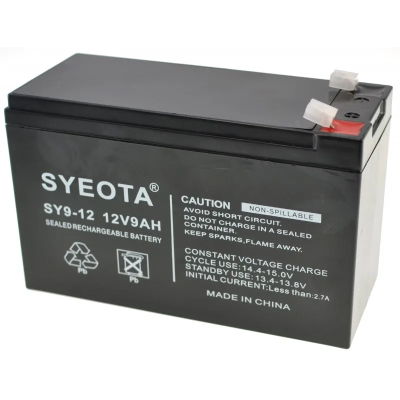 Rechargeable Lead Battery Sy9-12 12v9ah Alarms, Scales, Toys