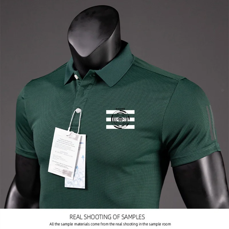 High Quality Golf Shirt Luxury Polo Shirt Quick-drying Breathable Lapel Short-sleeved T-shirt Men Summer