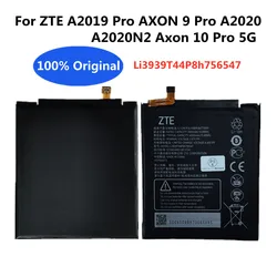 100% Original Battery Li3939T44P8h756547 For ZTE A2019 Pro AXON 9 Pro A2020 A2020N2 Axon 10 Pro 5G Smart Mobile Phone 4000mAh