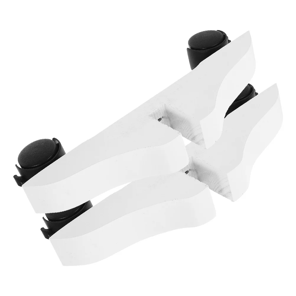 

2pcs Wooden Room Divider Base With Wheels Sturdy Screen Partition Support Freestanding Privacy Divider Stand Feet For Office