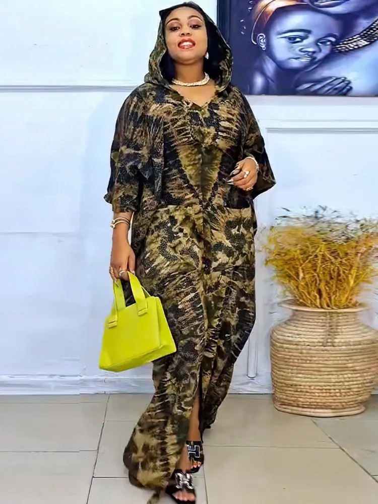 Sukienki afrykańskie dla kobiet Vetement Femme Dashiki Abaya Maxi Dress Africa Clothes Dashiki Ankara Dresses 2025 Spring Summer New