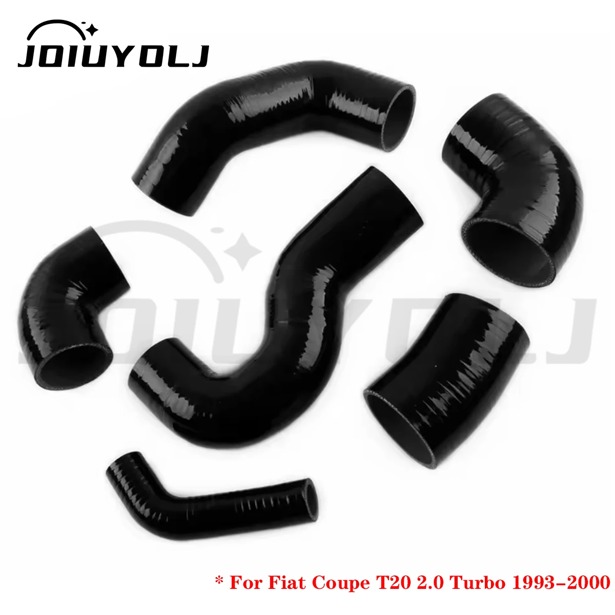 Silicone Intercooler Turbo Hose Kit 6pcs 4-Ply For Fiat Coupe T20 2.0 Turbo 1993-2000 High Performance