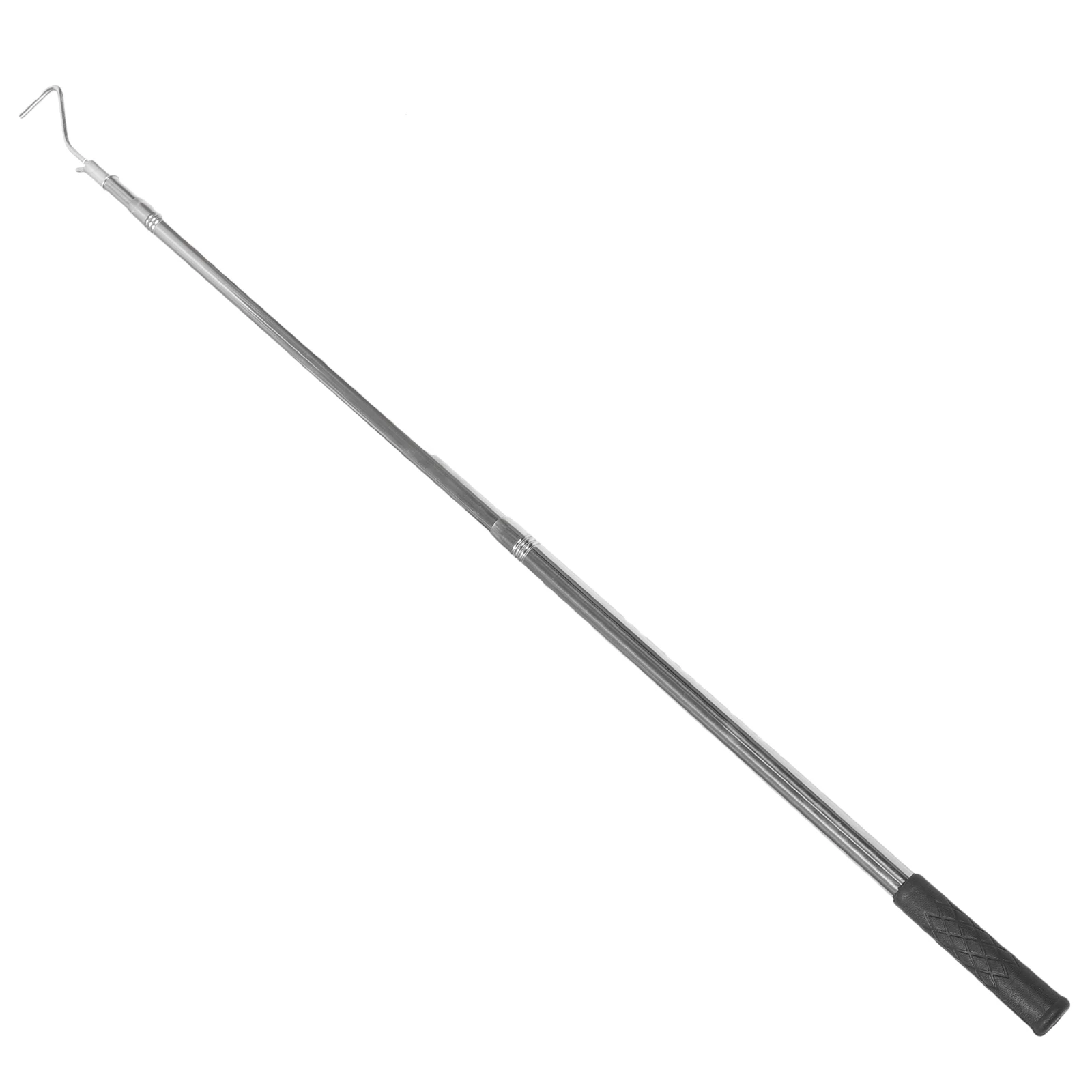 

Golf Disc Retriever Hook 1.5m Telescoping Pole Iron Portable Reusable Stick for Water Adjustable Metal Rod Accessories