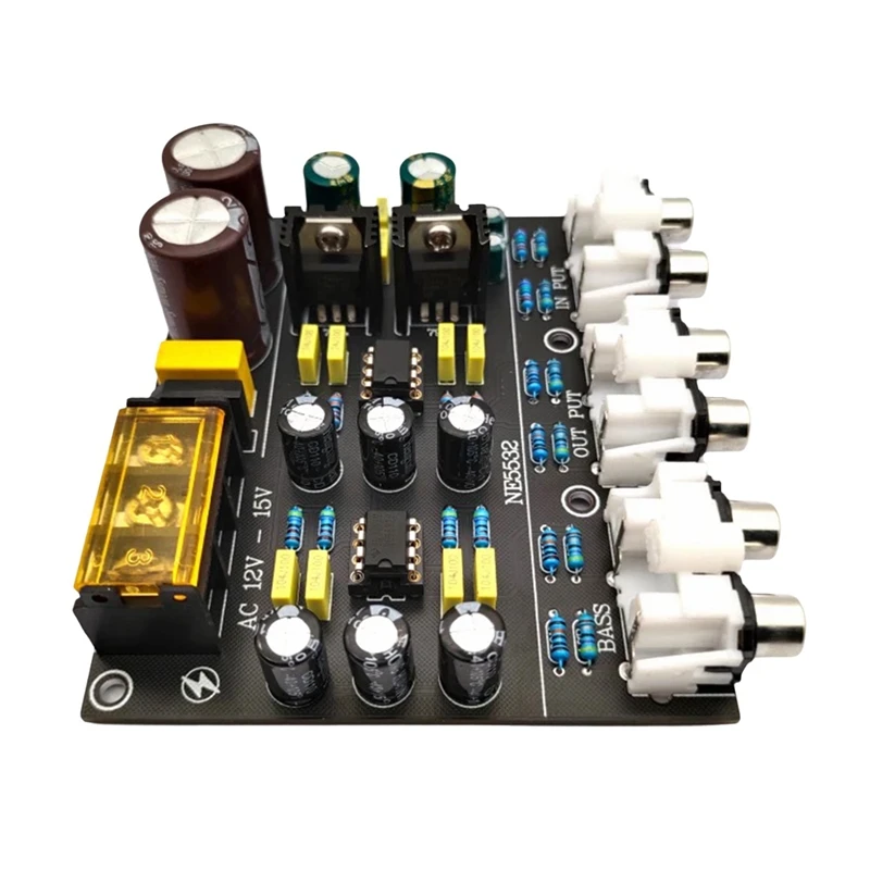 2 Way Frequency Divider Electronic Active Crossover Dual Op Amp Ne5532 Linkwitz Heavy Bass Frequency Divider