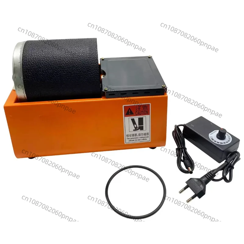 2.5KG small drum polishing machine for grinding gold silver jewelry jade cultural toys cleaning oxidation chamfering deburring