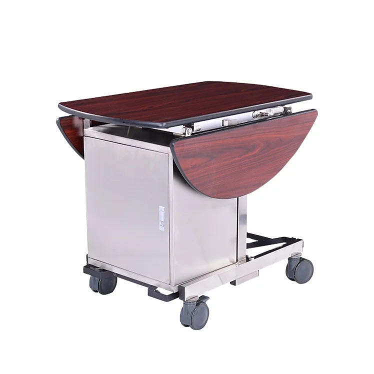 

Double Drop Leaves Room Service Trolley, Hotel Mobile Food Service Trolley