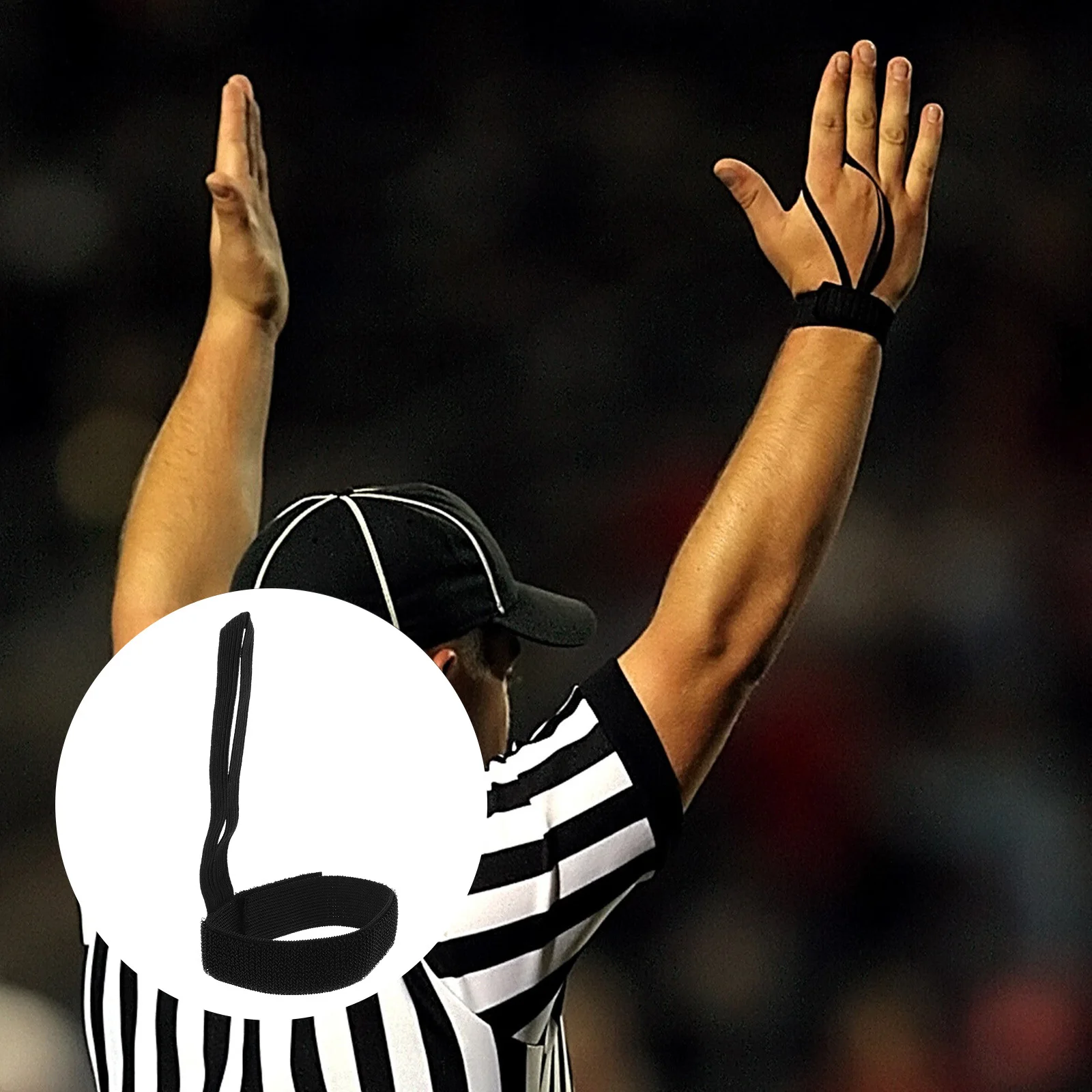 

5pcs Football Wristbands Comfortable Durable Grip For Soccer Referee Accessories Wristband Football Gear Sliding Side Clip