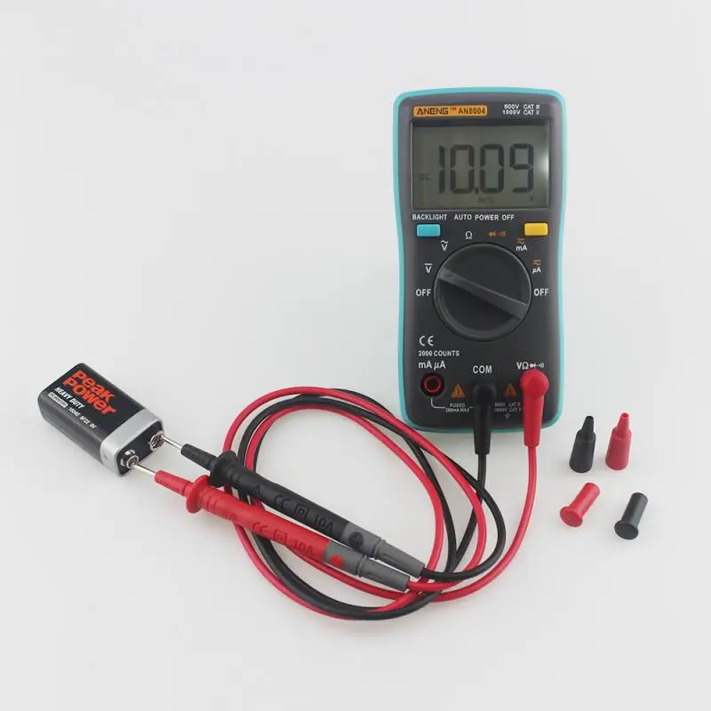 Voltage Precise Portable Design Wide Range Of Functions Lcd Display Accurate Measurement Versatile Hand-held Device Aneng8004