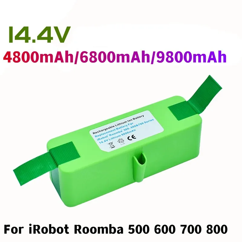 

Литиевая аккумуляторная батарея для iRobot Roomba, литиевая аккумуляторная батарея для iRobot Roomba 14,4, 500, 600, 700, 800, 560, 620, 650, 700, 770, 780, 880