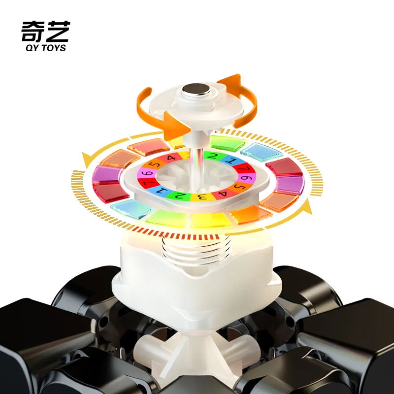 [CubeFun] QiYi M PRO-Elite الإصدار 3x3x3 المغناطيسي الأشعة فوق البنفسجية المكعب السحري المهنية 3x3 لغز ألعاب تعليمية للأطفال للهدايا