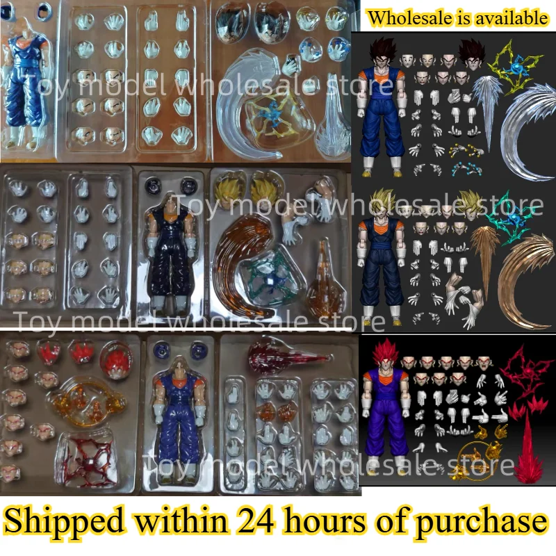 OC Toys SHF 超サイヤ人 SSJ ベジット 孫悟空 ベジータ 孫悟飯 トランクス アニメ アクションフィギュア モデル コレクター