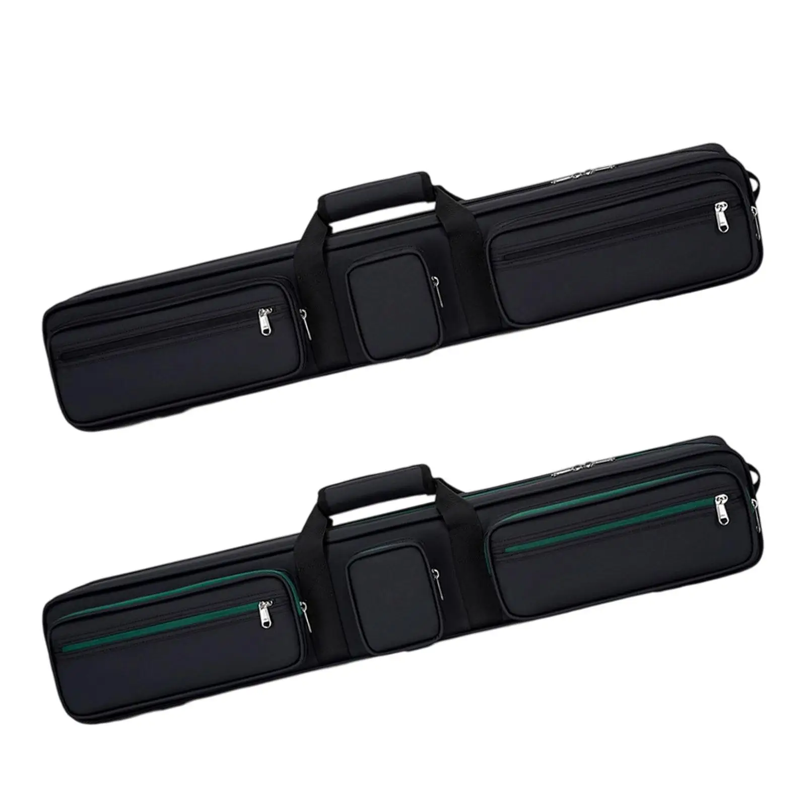 

Billiards Pool Cue Case for 1/2 Billiard Cue Stick Pool Stick Bag Storage Pouch for Snooker Outdoor Travel Practice Training