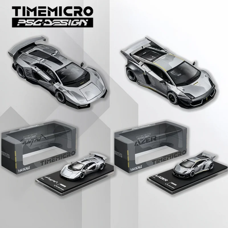 [PreSale] TMXPSC 1:64 Countach V / Gallardo Lazer Air Force Gray Diecast Model Car