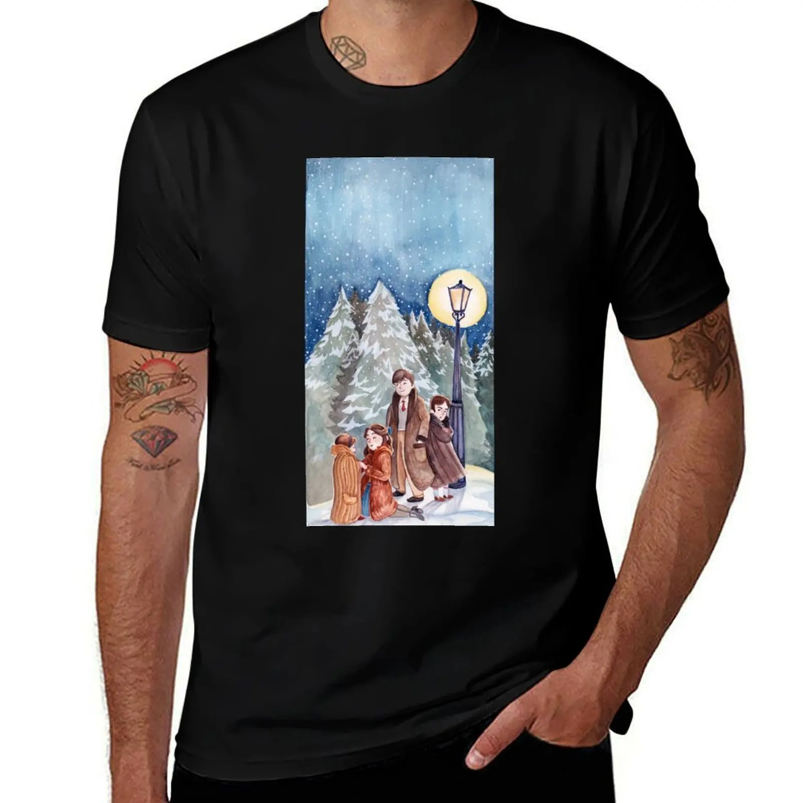 The Chronicles of Narnia: The Lion, The Witch, & Wardrobe T-Shirt Trendy Print Short Sleeve T-Shirt