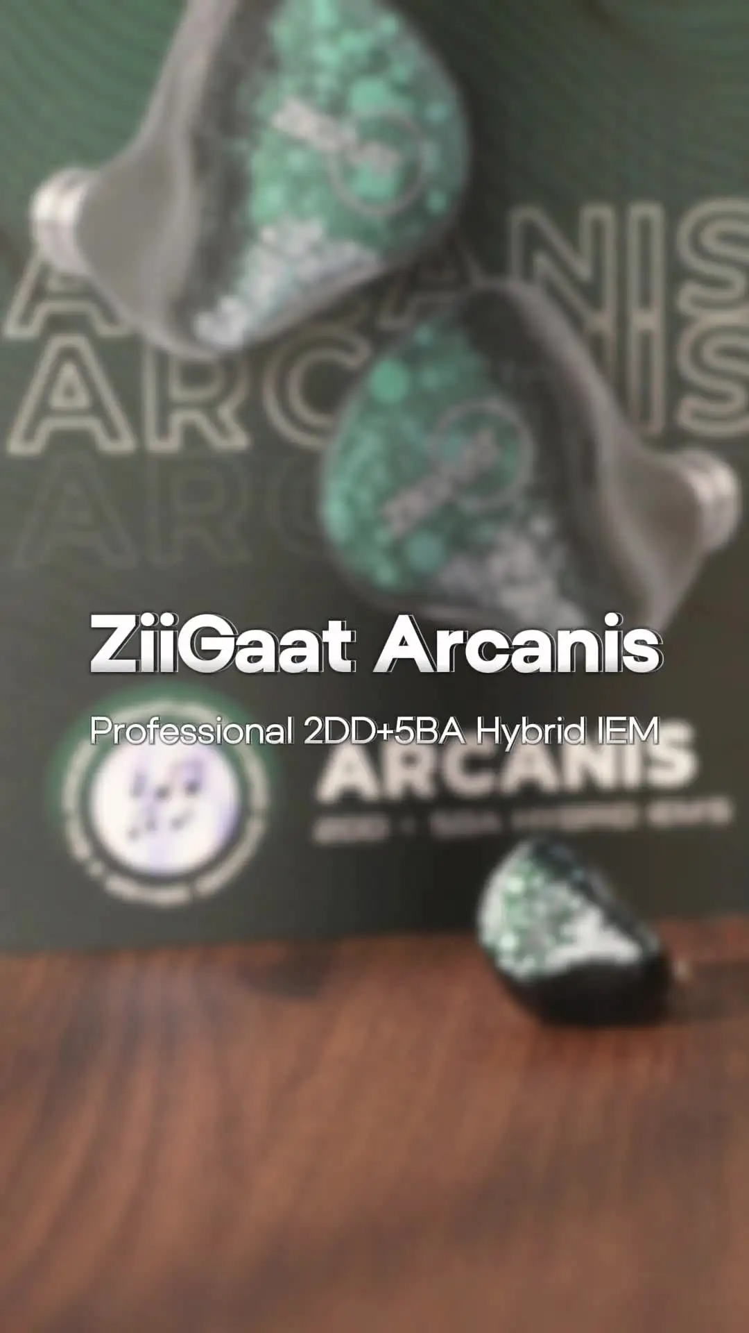 Linsoul ZiiGaat Arcanis 2DD+5BA ハイブリッド IEM イヤホン