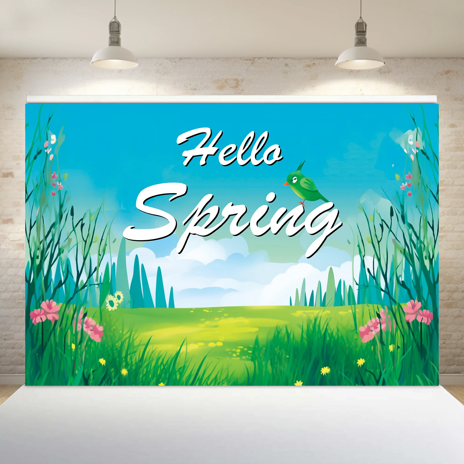 

1PCS 100x150cm Spring(12) Theme Backdrop,Photography Background,Used To Gifts,Activities Or Other Party Decoration