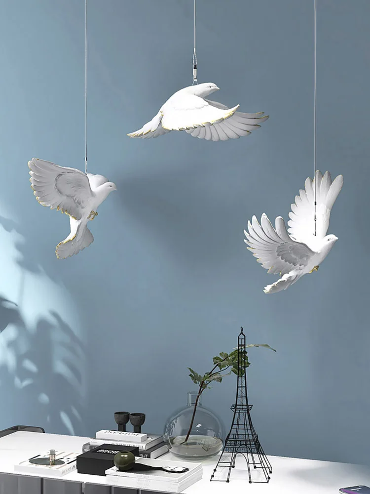 

Nordic Style Home Decor Bird Statue Room Layout Living Room Restaurant Bedroom Wall Decoration Pendant Background Wall Decoratio
