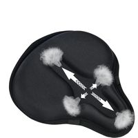 Comfortable Exercise Bike Seat Cover, C6 Large Wide Foam and Gel Padded, Bicycle Saddle Cushion for Women and Men, Everyone