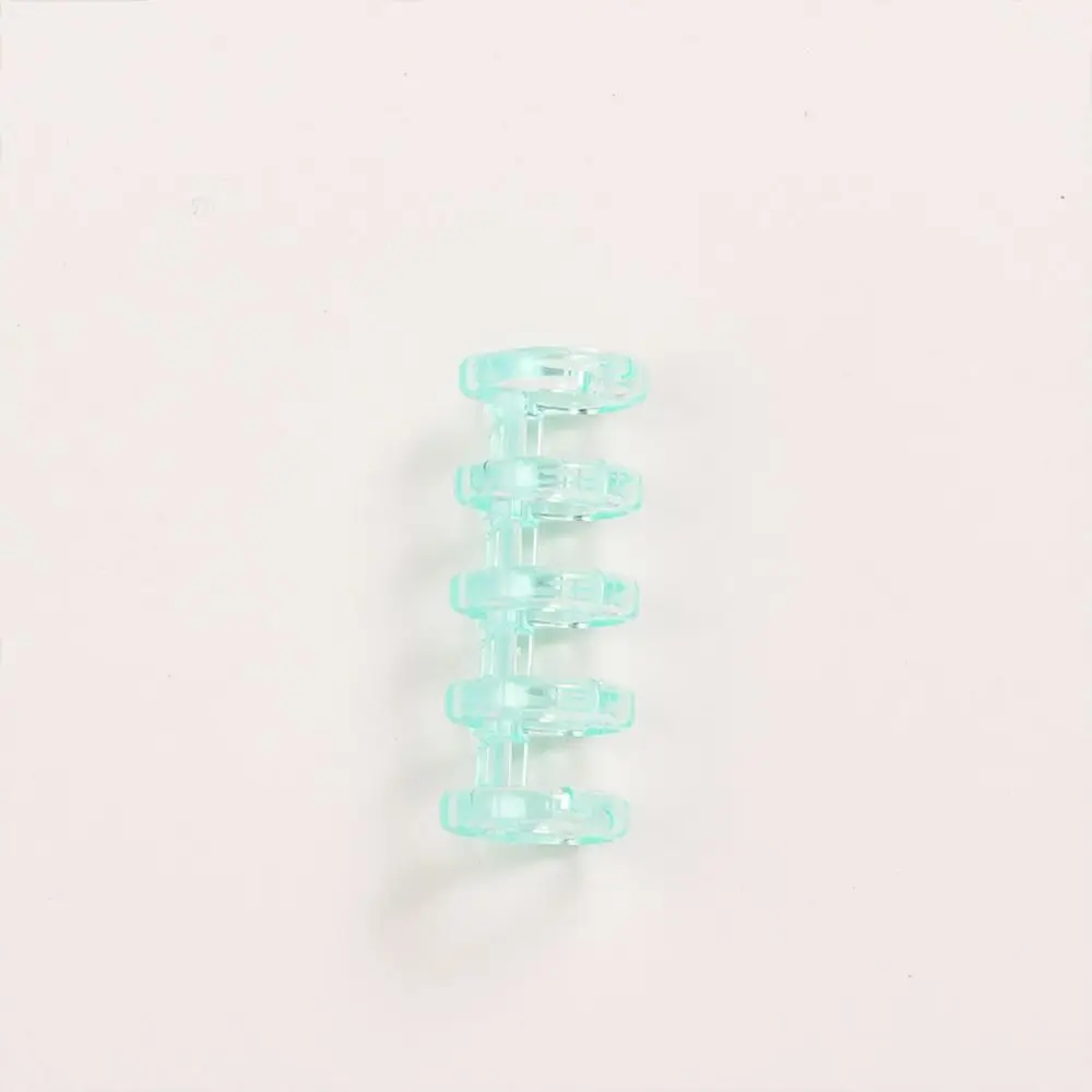 10Pcs Binding Spines Snap Split Binder Rings Learning Cards Stationery Office Supplies Loose Leaf 5 Ring Plastic Binding Combs