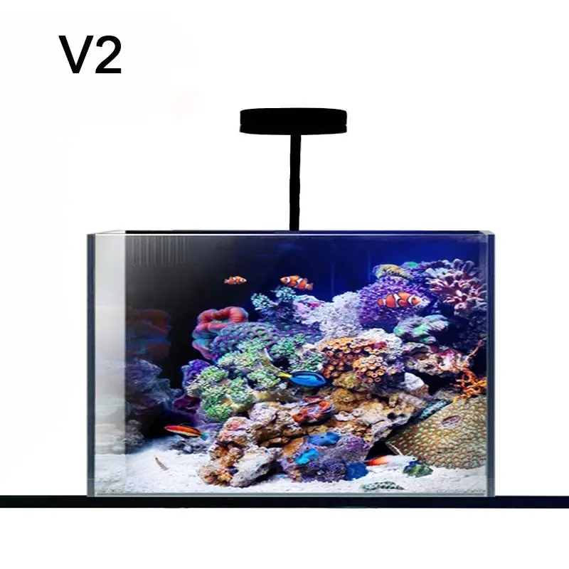 Spectra Aqua Knight V2 36W Full Spectrum Touch Control Built-in Timer Marine Coral Reef Saltwater Fish Tank Aquarium LED Light