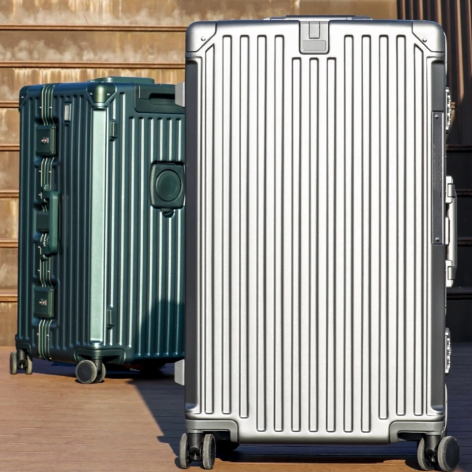 30/28/26/24/20 بوصة حقيبة سفر عالية الجودة رشاقته مادة الكمبيوتر حقيبة تروللي بعجلات مع إطار من الألومنيوم TSA قفل المتداول الأمتعة #1