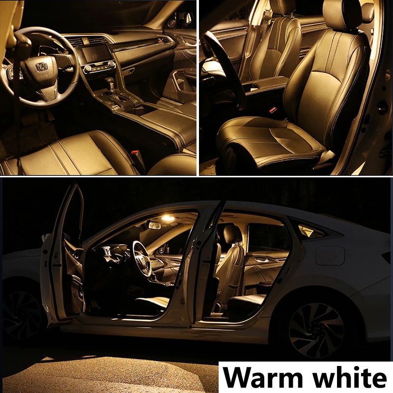 ZITWO Canbus Car Bulb LED Interior Dome Map Light Kit For Fiat 500 500X 500L 500E 500C 2007-2019 2020 2021 2022 2023 Accessories