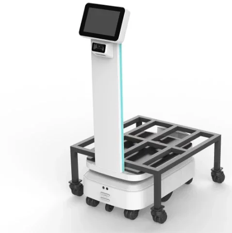 Automatic navigation logistics robot increases 5 cm intelligent delivery service robot