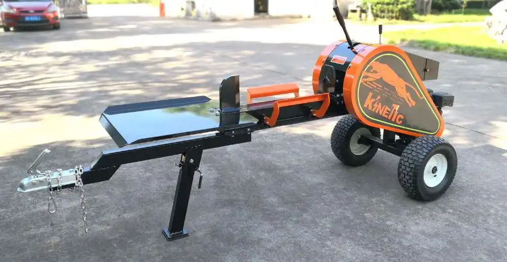 Divisor de troncos de madera cinético eléctrico FlyWheel de 35 toneladas