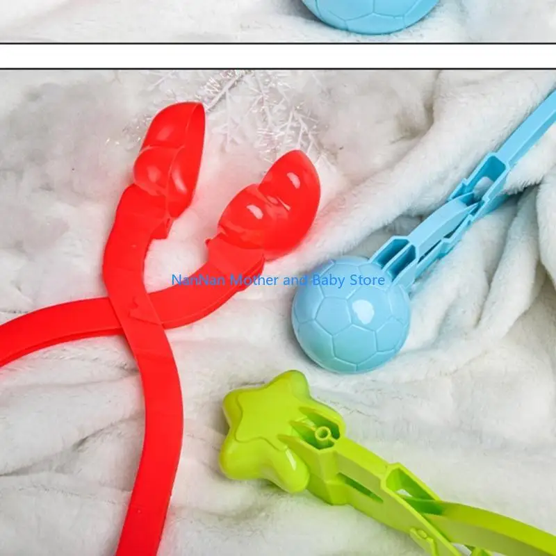 Śnieżki na zewnątrz klip śnieżnych zacisków