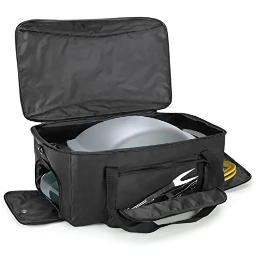 

Barbecue Grill Cover Compatible with Weber Q1400 Electric Grill Outdoor Grill Storage Carry Bag Compatible with Weber Q1000 Q12