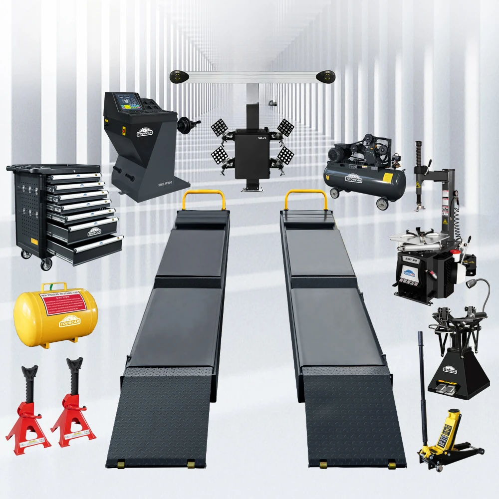 forSunmo A full set of Vehicle Equipment car lifter hydraulic scissor lift 3d wheel alignment machine for sale