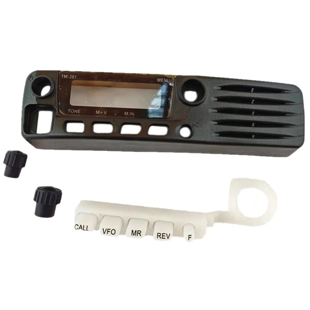 Front Cover Shell Housing Case +Diginal Keypad Button Rubber For Kenwood TM-271 TM-471 TM- 281 TM-481 Radio Walkie Talkie