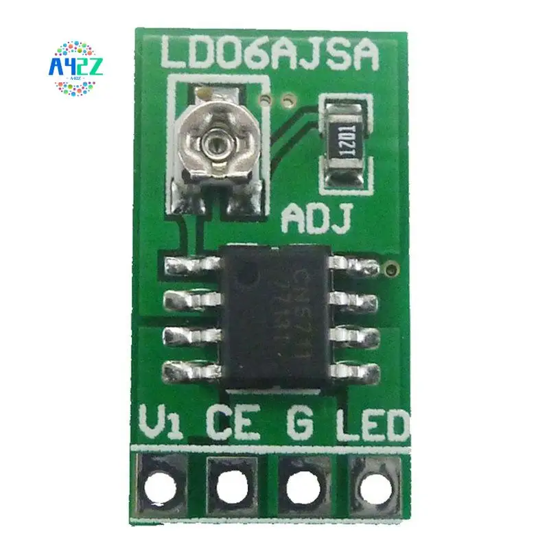 A42Z-1PCS DC 3.3V 3.7V 5V LED Driver 30-1500MA Constant Current Adjustable Module PWM Control Board For USB LED Flashlight