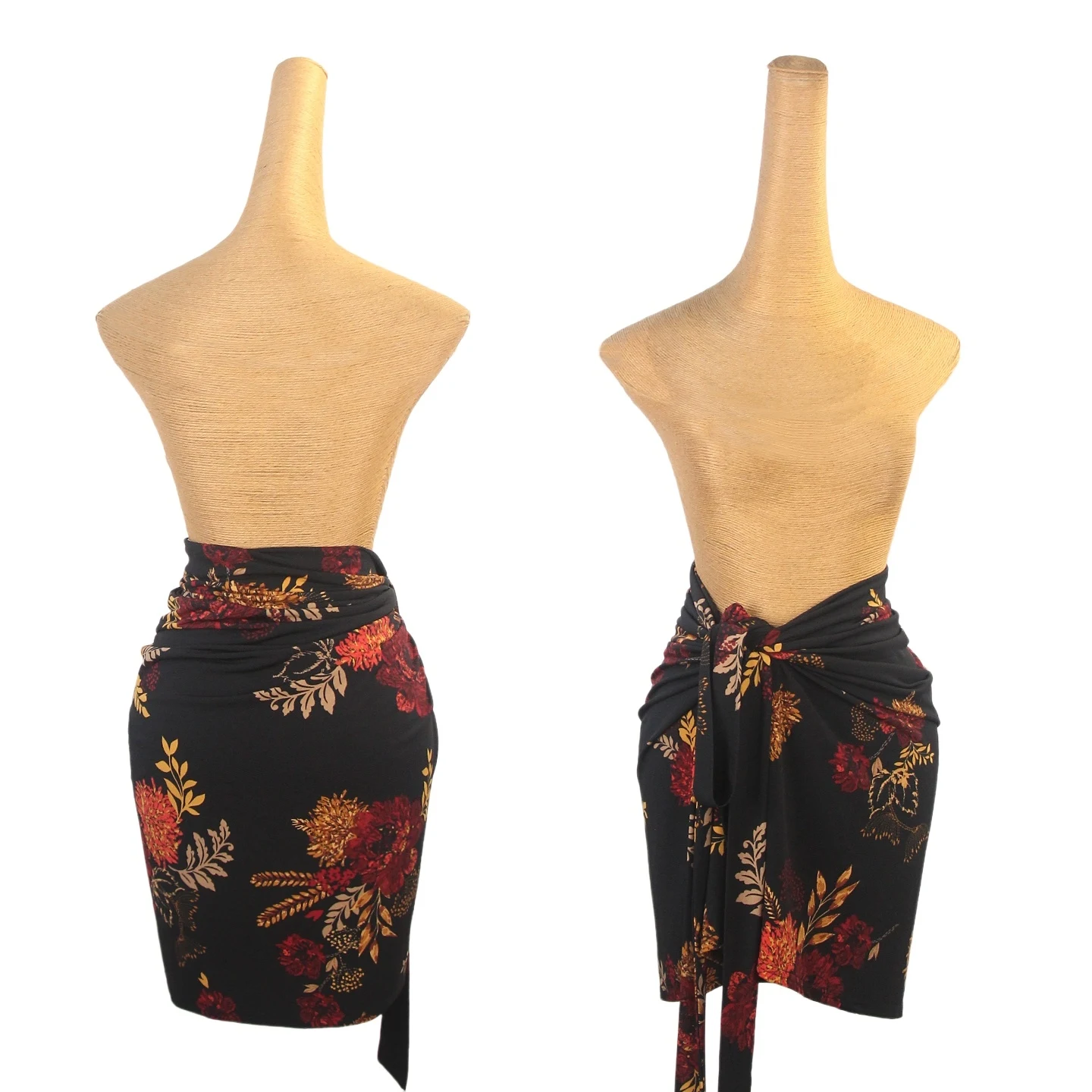 2025 Print Skirt Latin Dance Skirt One Piece Hip Scarf Practice Skirt Chacha Rumba Tango Dance Wear Adult Female Skirts DQL11447