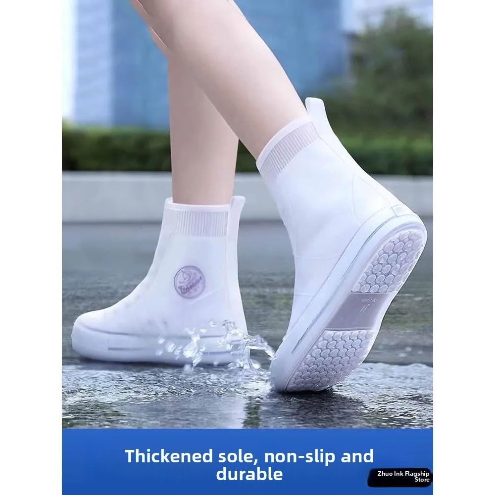 

Thiened Silicone Rain Boot Covers Waterproof Non-slip ex oe Covers for Rainy Days Wear-Resistant Home Use oe Covers