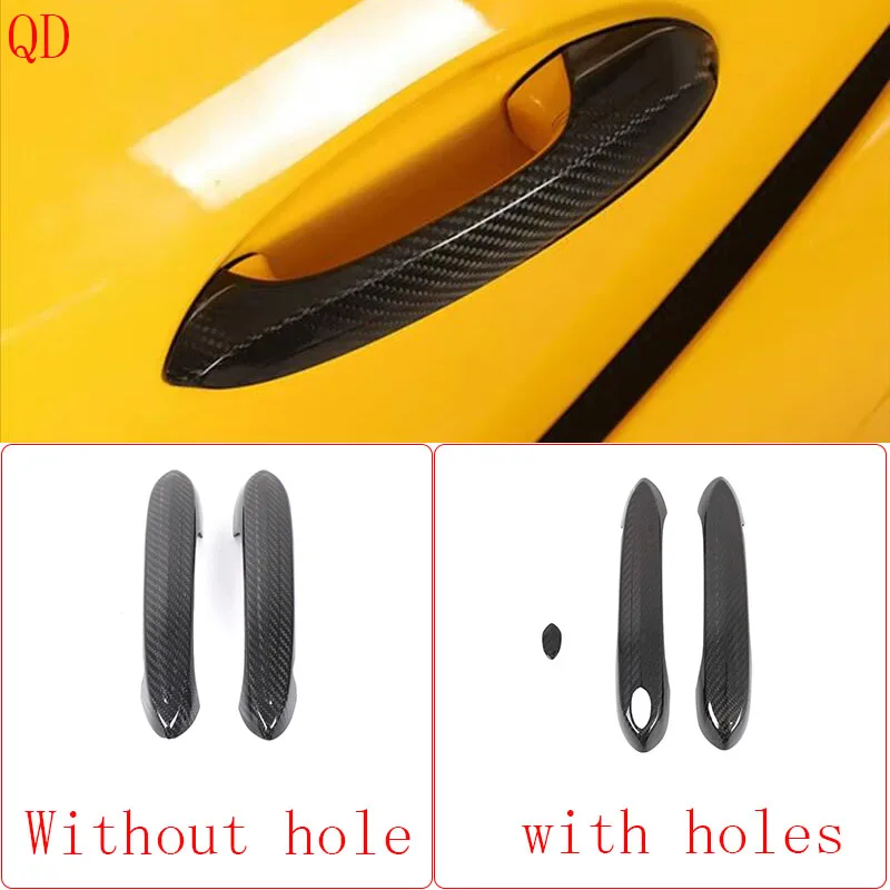 

Для BMW Z4 для Toyota GR Supra MK5 A90 2019-2024 из настоящего углеродного волокна, внешняя ручка автомобиля, защитная крышка, наклейка, автомобильные аксессуары